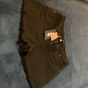 Pretty Little Thing distressed shorts